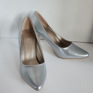 Shiny Silver Heels